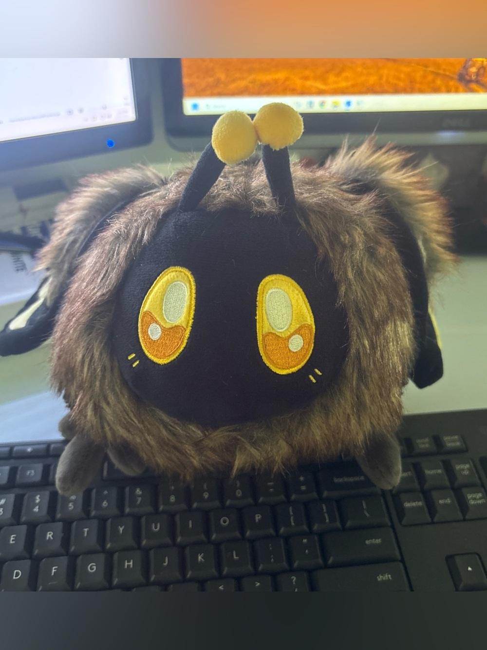 Squishable Death Head Hawk Moth Plush Skull Insect Soft Stuffed Animal Fuzzy Bug